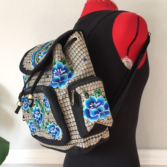 Lotus flower backpack (NWOT) - Picture 2 of 15